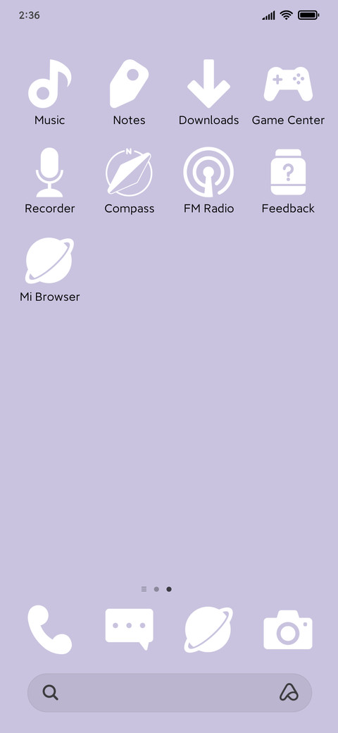 Purple screenshot