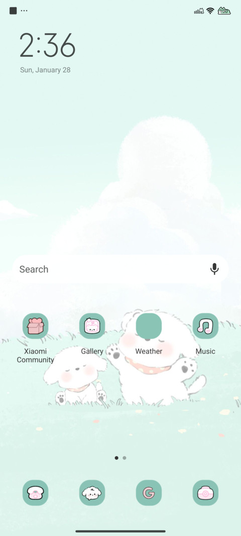 Good morning screenshot