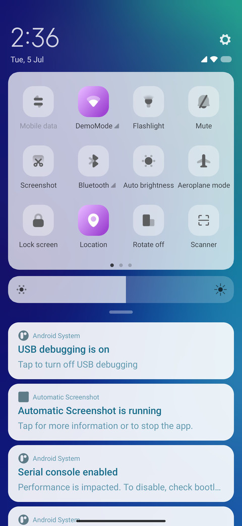 Gradient Fluid screenshot