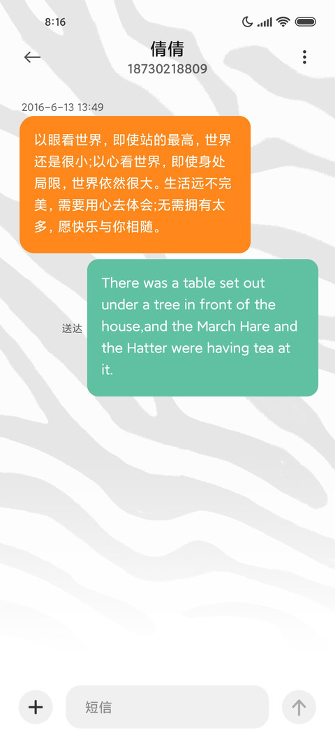 斑马黑白简约条纹 screenshot