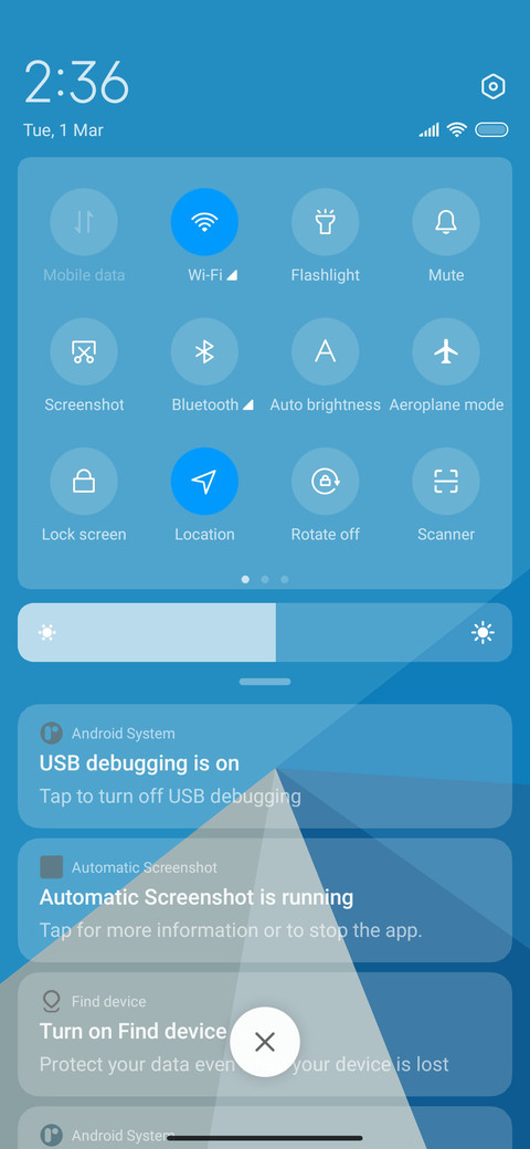 Colorful screenshot