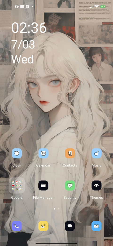white screenshot