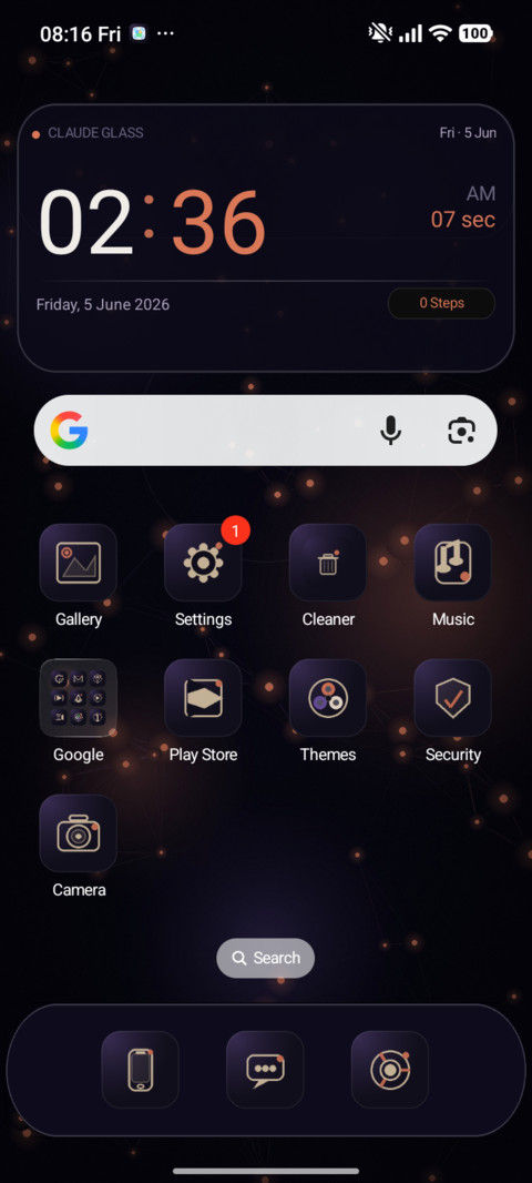 Claude Glass screenshot