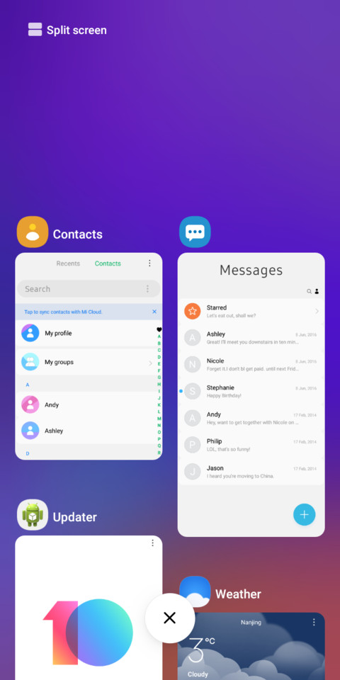 SAMSUNG ONE UI 2 screenshot
