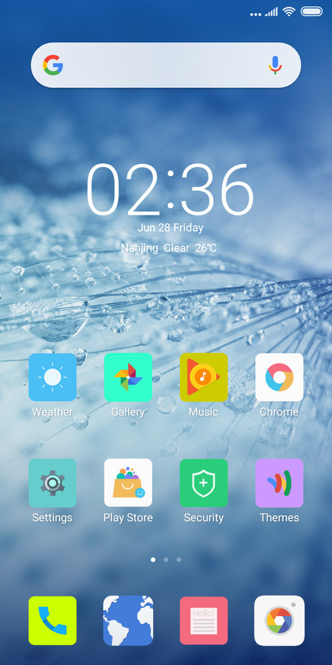 Android P screenshot
