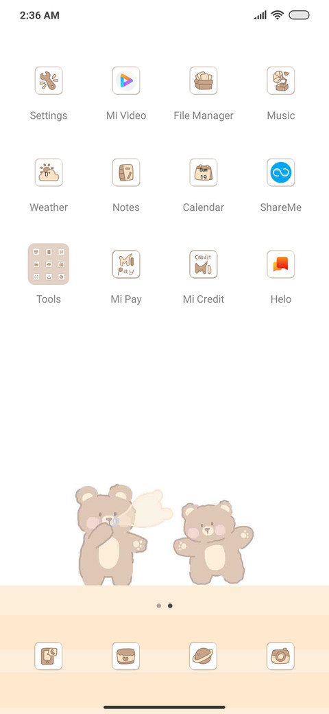 Simple happy bear screenshot