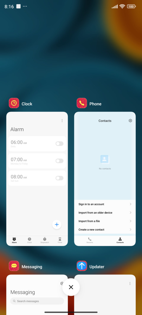 abstract circles screenshot