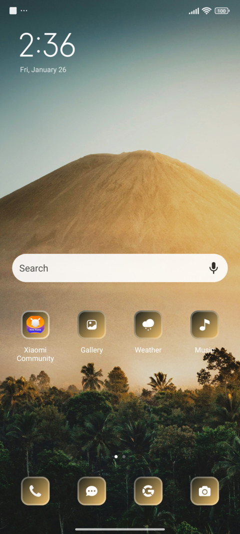 Volcano screenshot