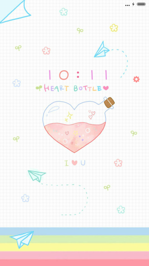 heart bottle（IOS解锁，音乐界面） screenshot