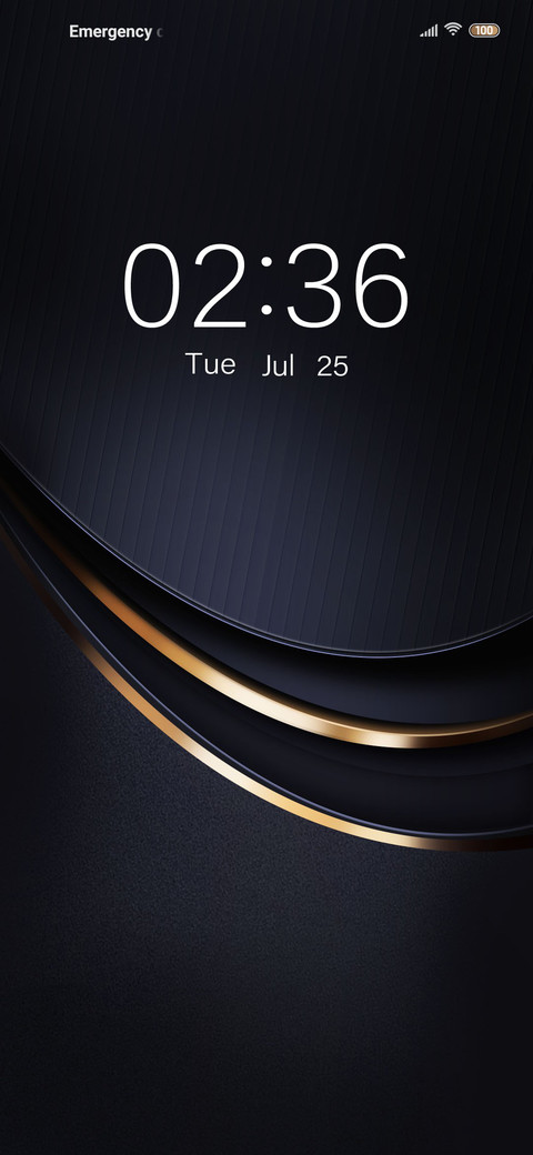 Simple blue gold screenshot