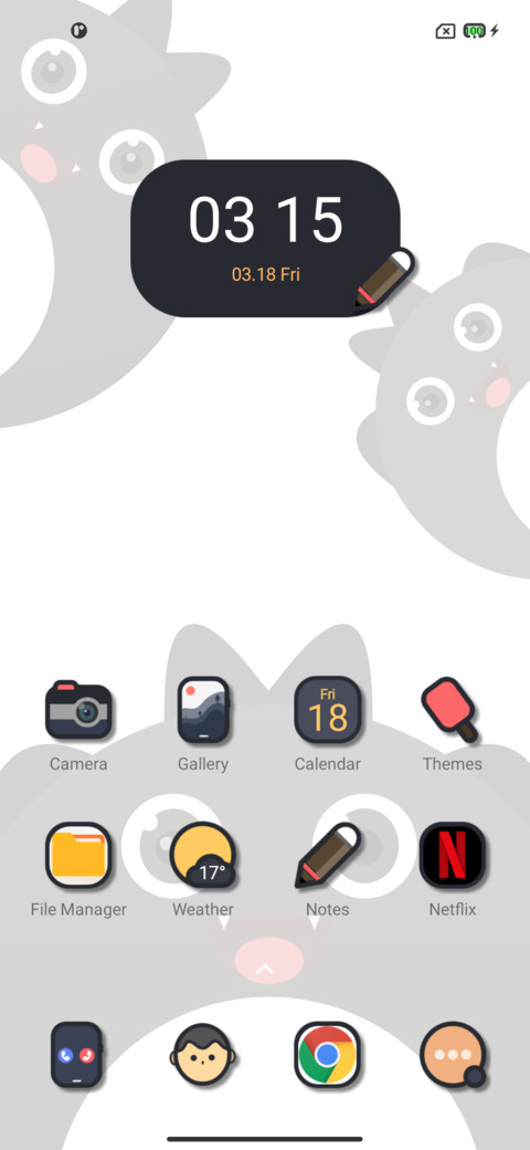Flat Kuro screenshot