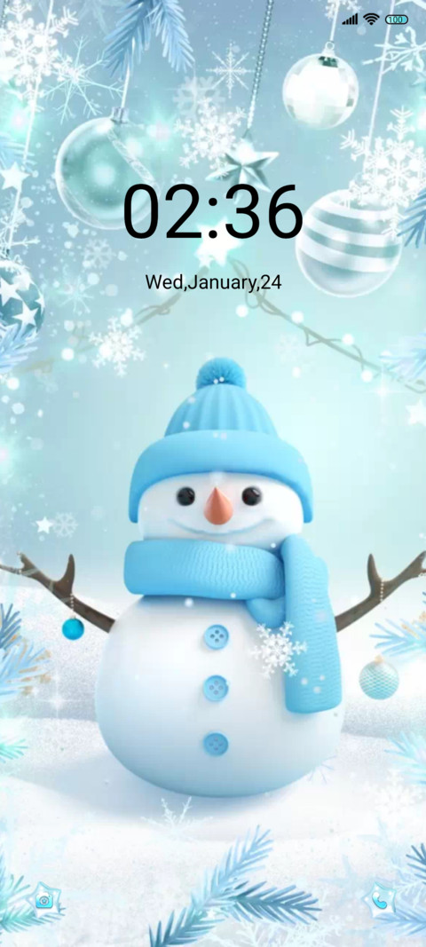 Christmas Snowman screenshot