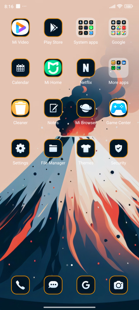 volcano art screenshot
