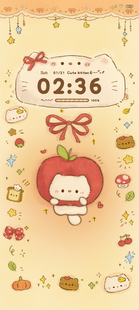 Apple Cat Bow screenshot