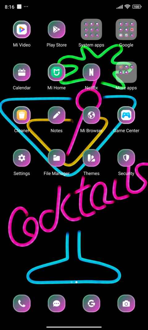 Cocktails screenshot