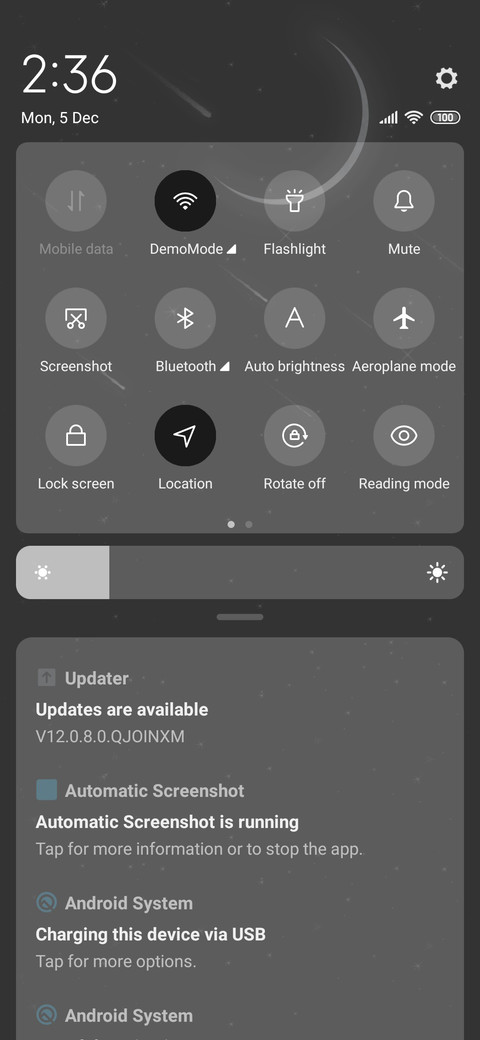 Dynamic Milky Way screenshot