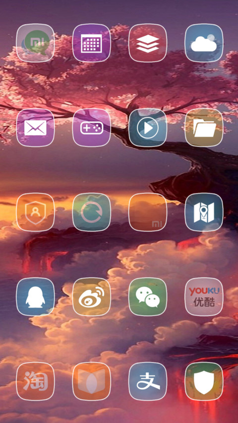 樱花树重力动态+自由桌面 screenshot
