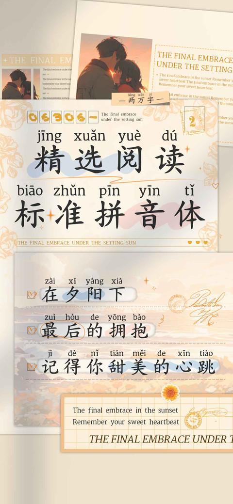 精选阅读标准拼音体 screenshot