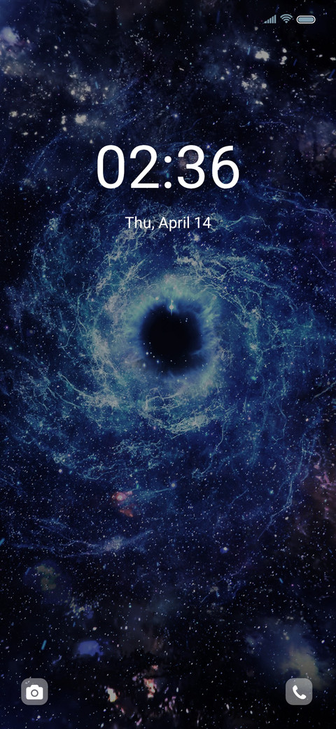 Black hole sky screenshot