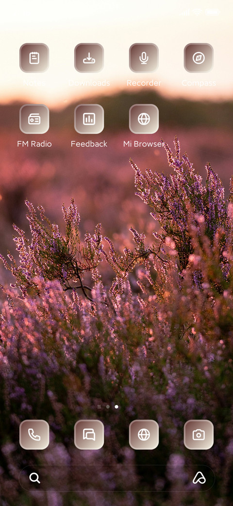 Purple Field screenshot
