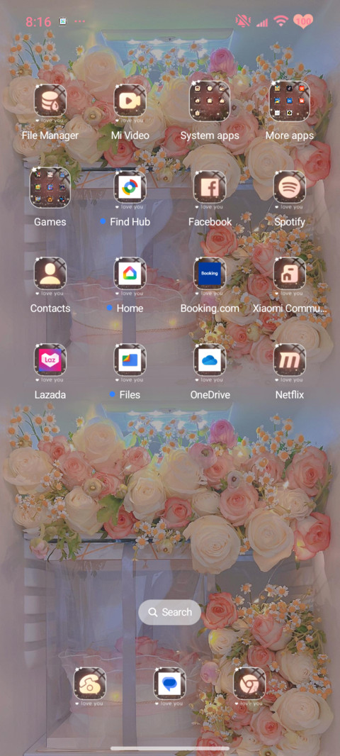 Rose flower screenshot