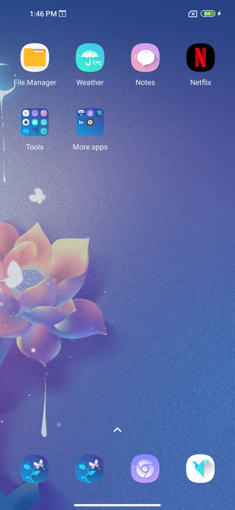 On the flower screenshot