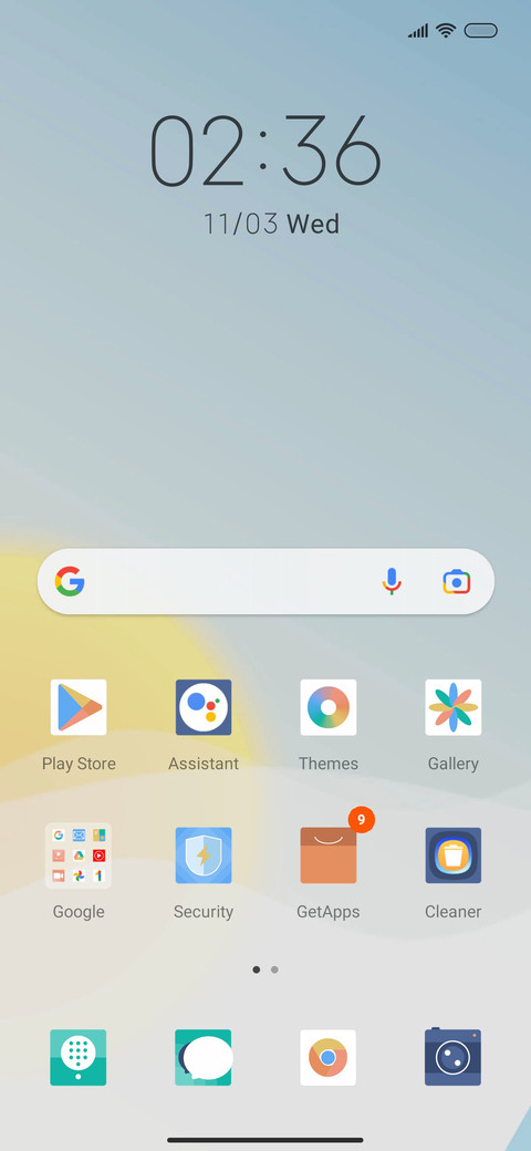 Sunrise cloud screenshot