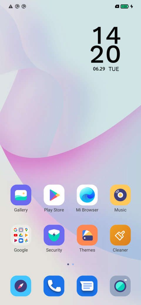 Bubble UI screenshot