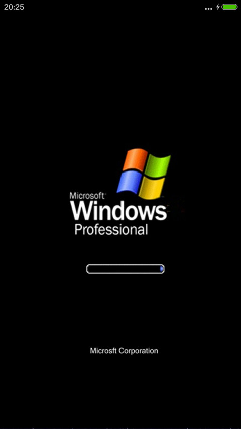 手机上的Windows screenshot