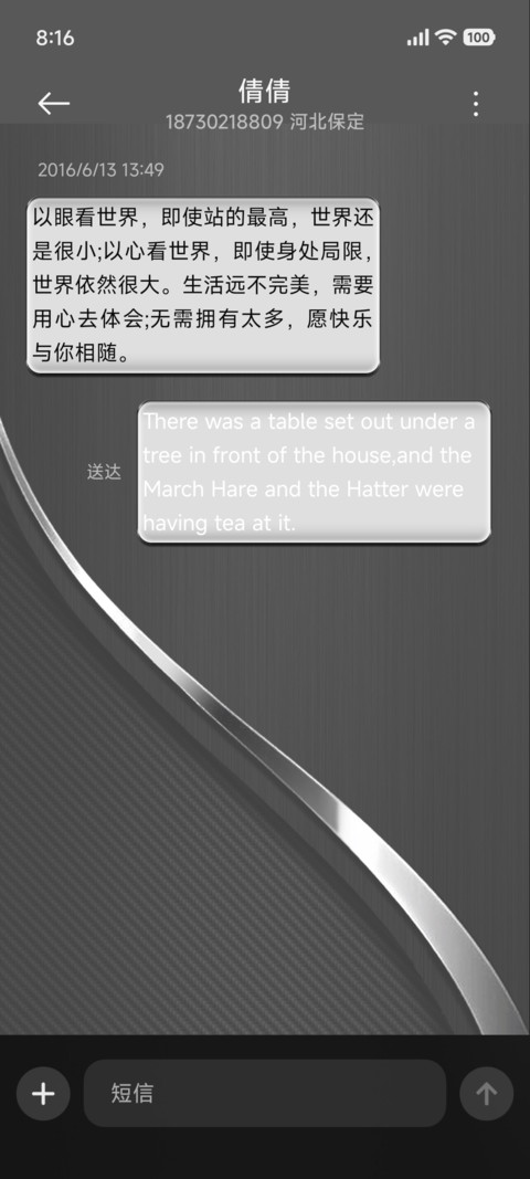 轻奢流银 商务表盘 screenshot