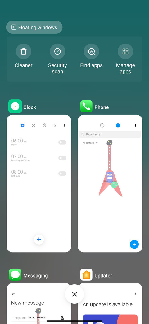 Live screenshot