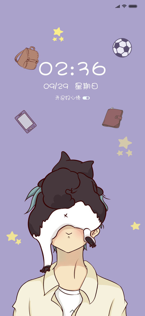日系男孩与猫 screenshot