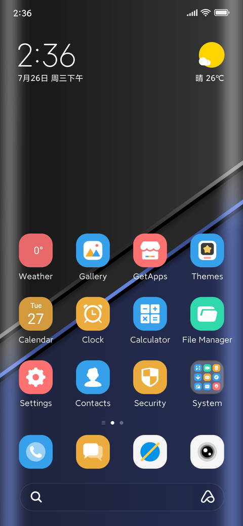 Ink Shadow Blue screenshot