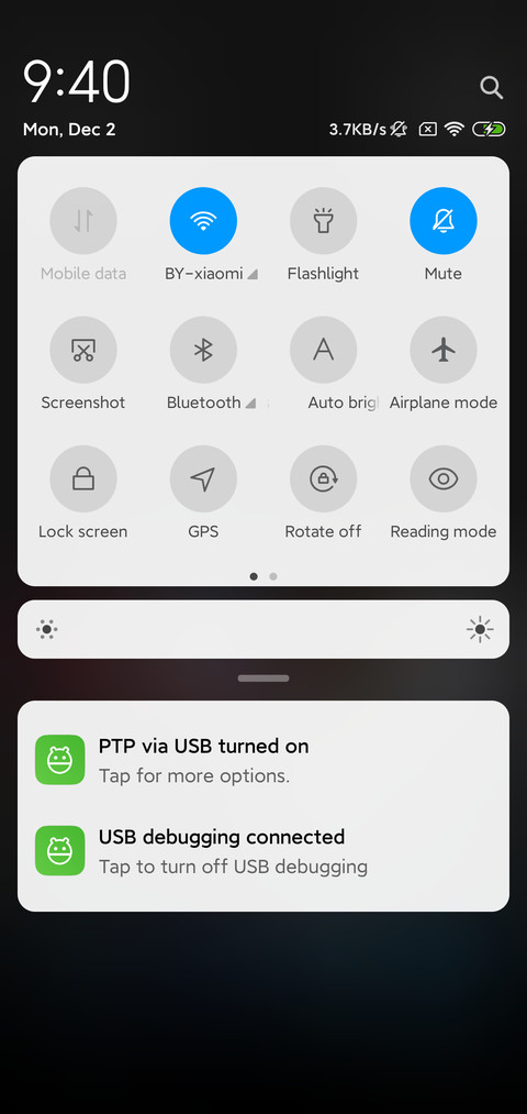 Dark Grey Pie v1.1 screenshot