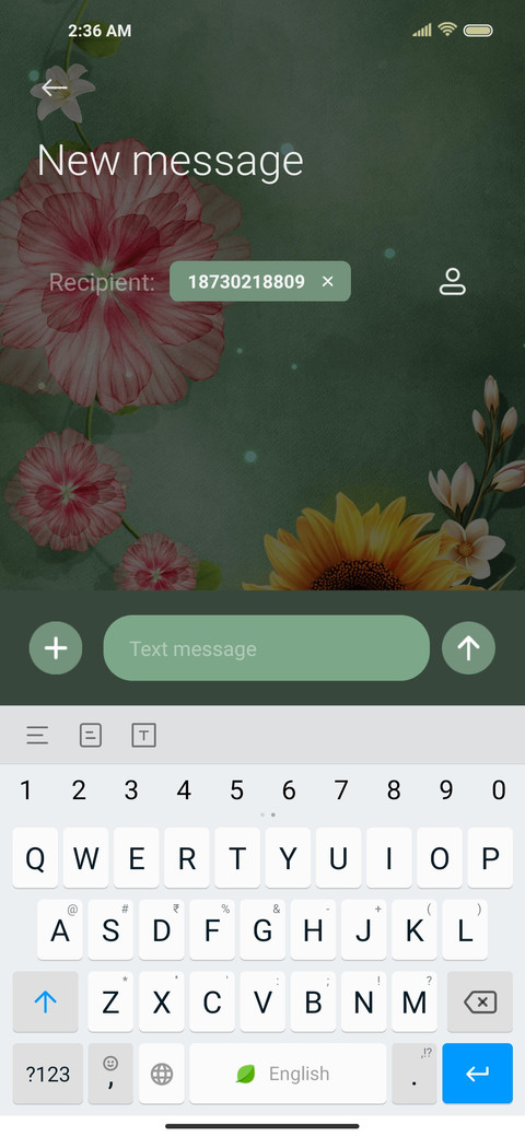 Spring flowers screenshot