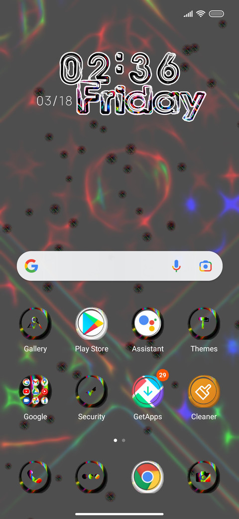 Neon Abstract screenshot