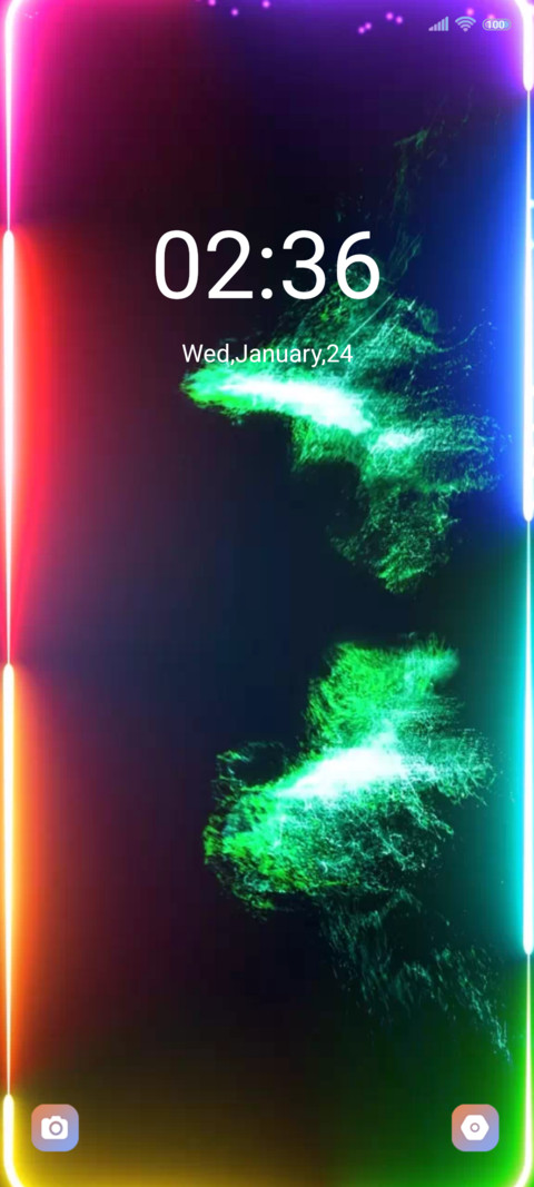 Colorful light screenshot