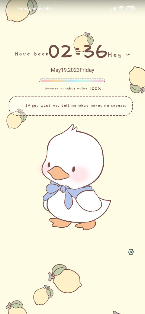 Cute duck screenshot