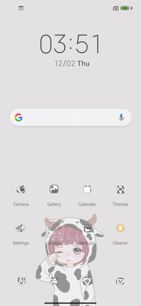 The cow is bullish screenshot