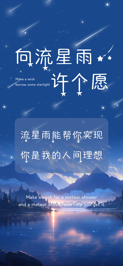 向流星雨许个愿 screenshot