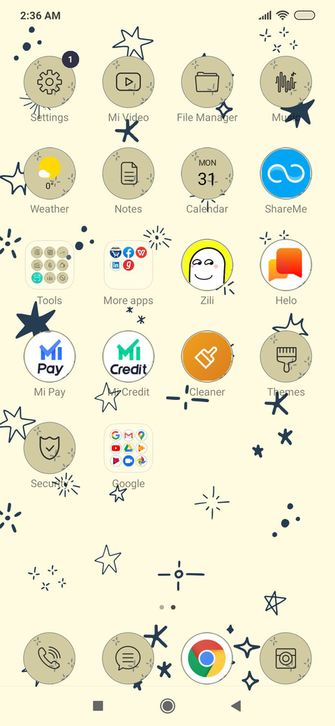 Vector Stars Falling_3MDS screenshot