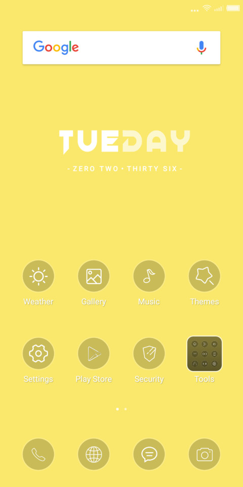 Yellow Design screenshot