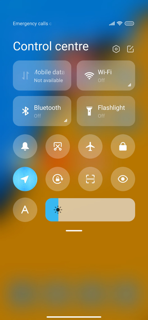 Stock Android screenshot
