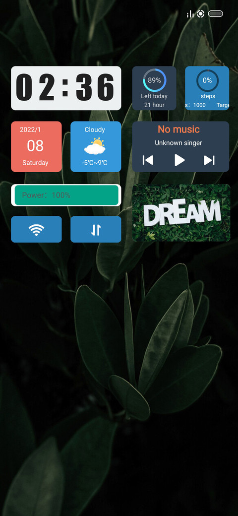 Widget screenshot