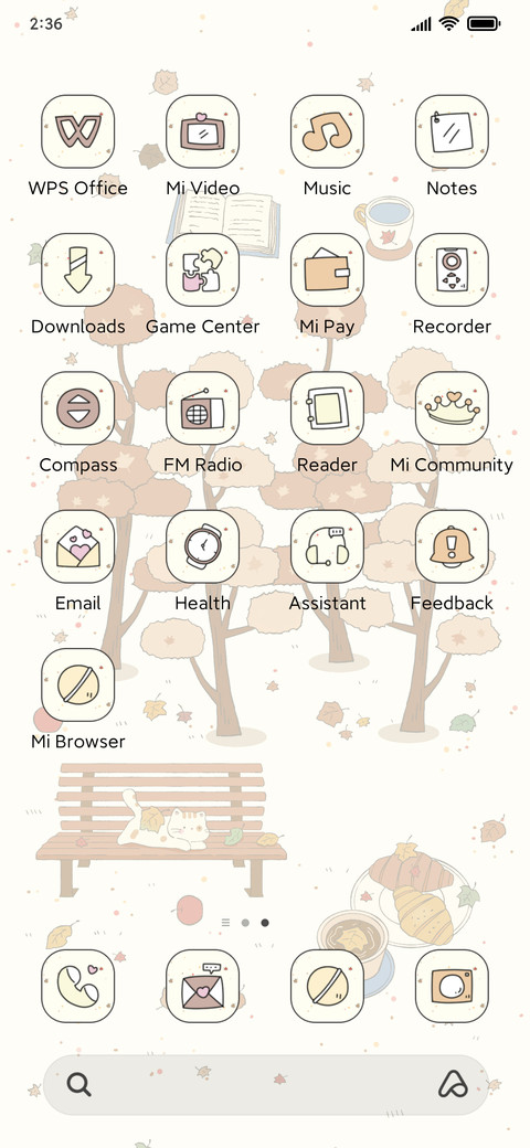 Retro Fall Art screenshot