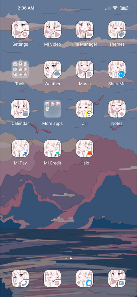 Mountain and sea screenshot