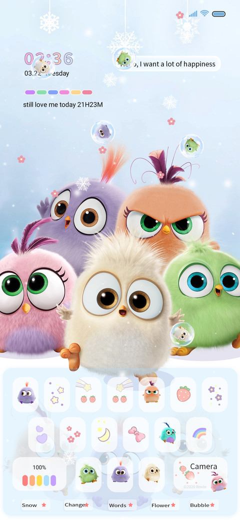 Angry bird cute screenshot