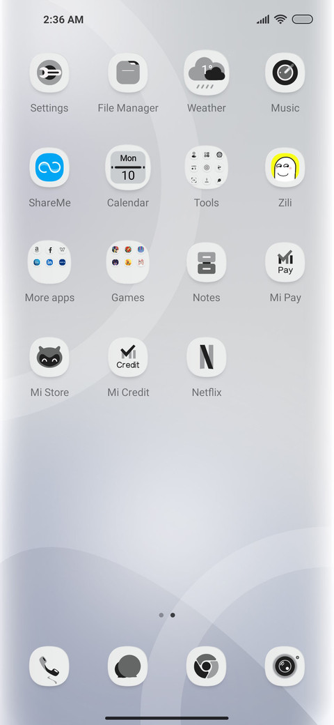 Light screenshot