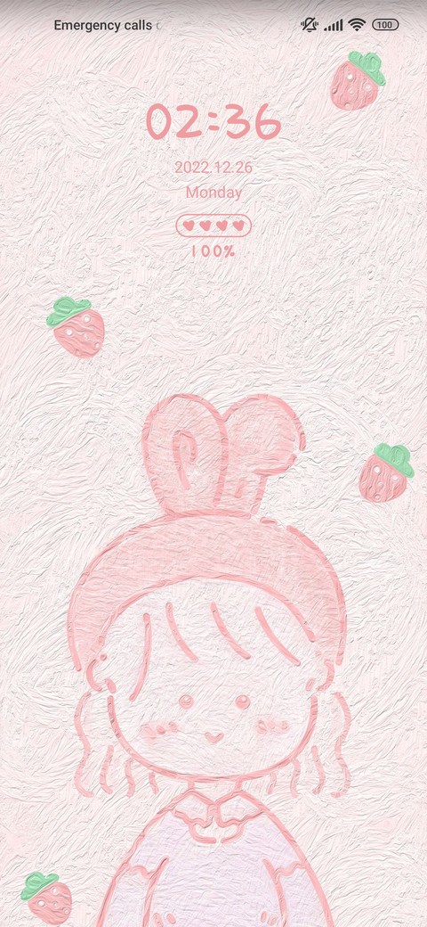 Pink strawberry screenshot
