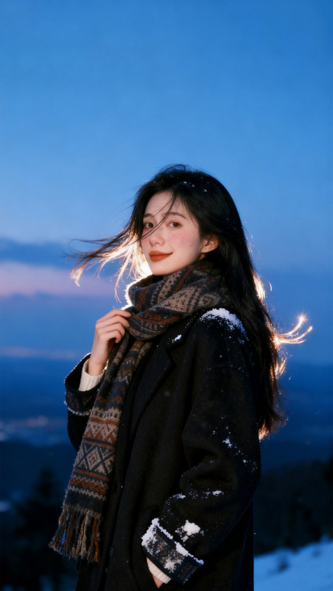 雪夜暖灯 绒纹温柔 screenshot